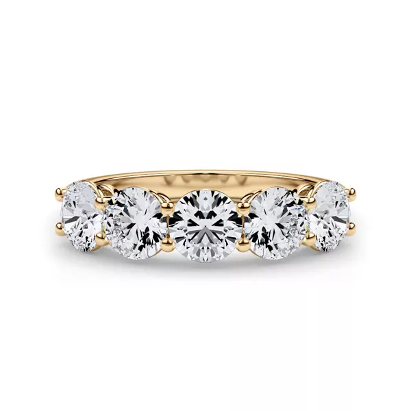 Classic Five-Stone Round Lab Diamond Band (2.00ct. tw.)