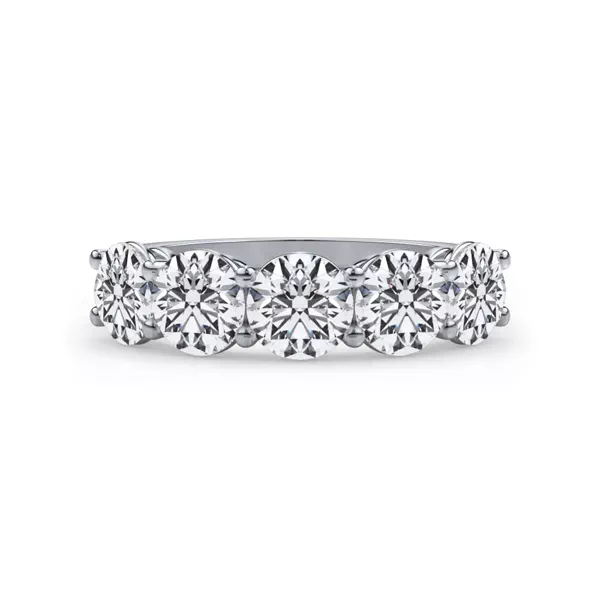 Classic Five-Stone Round Lab Diamond Band (2.50ct. tw.)