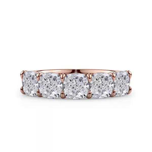 Cushion Cut Lab Diamond 5 Stone Ring (2.50 ct. tw.)