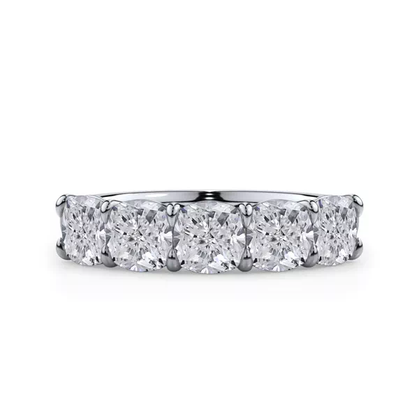 Cushion Cut Lab Diamond 5 Stone Ring (2.50 ct. tw.)
