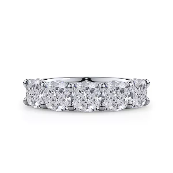 Cushion Cut Lab Diamond 5 Stone Ring (3.50 ct. tw.)