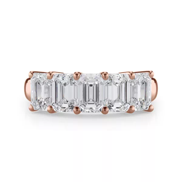 Emerald Cut Lab Diamond 5 Stone Ring (2.50 ct. tw.)