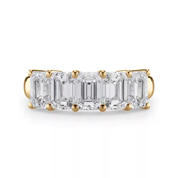Emerald Cut Lab Diamond 5 Stone Ring (2.50 ct. tw.)
