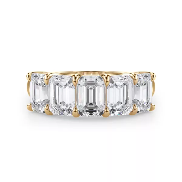 Emerald Cut Lab Diamond 5 Stone Ring (3.00 ct. tw.)