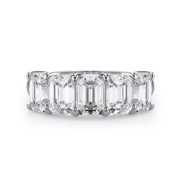 Emerald Cut Lab Diamond 5 Stone Ring (3.00 ct. tw.)