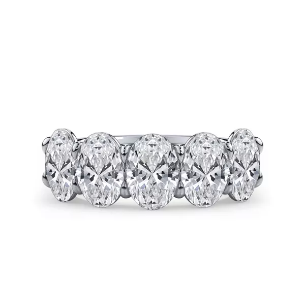 Oval Cut Diamond 5 Stone Ring (3.50 ct. tw.)