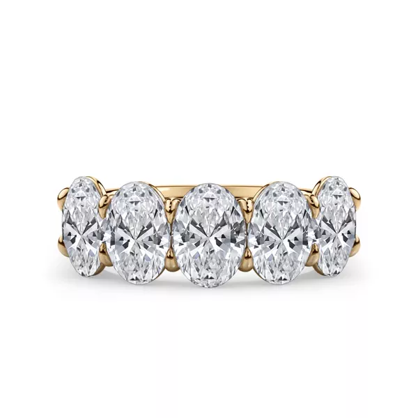 Oval Cut Diamond 5 Stone Ring (3.50 ct. tw.)