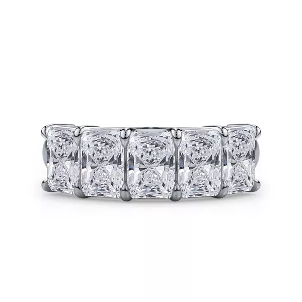 Radiant Cut Lab Diamond 5 Stone Ring (3.00 ct. tw.)