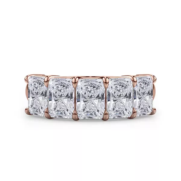 Radiant Cut Lab Diamond 5 Stone Ring (3.00 ct. tw.)