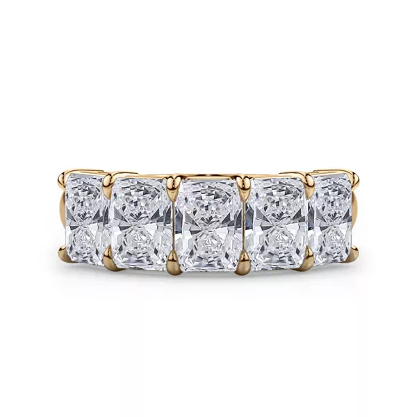 Radiant Cut Lab Diamond 5 Stone Ring (3.50 ct. tw.)