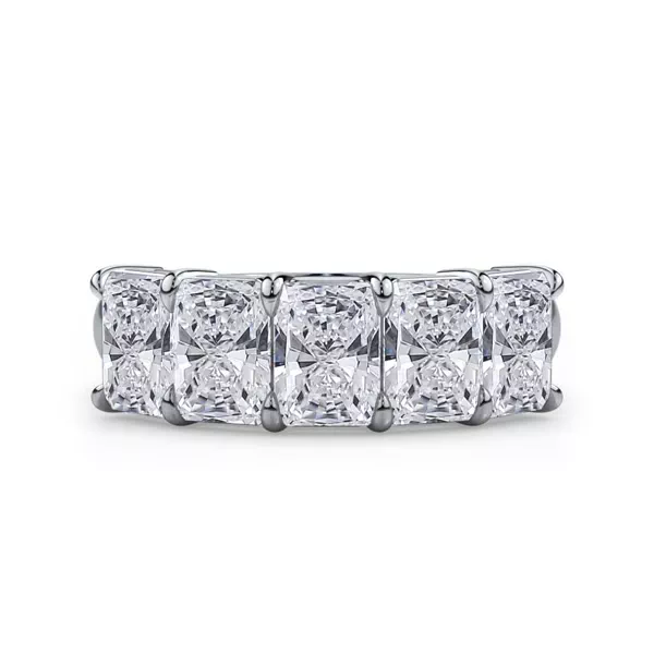 Radiant Cut Lab Diamond 5 Stone Ring (3.50 ct. tw.)