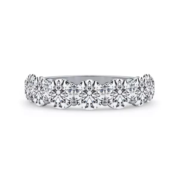 Classic Seven-Stone Round Lab Diamond Band (3.50ct. tw.)