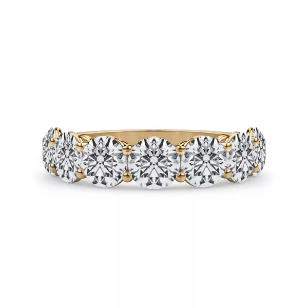 Classic Seven-Stone Round Lab Diamond Band (3.50ct. tw.)