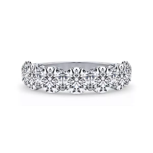 Classic Seven-Stone Round Lab Diamond Band (4.20ct. tw.)
