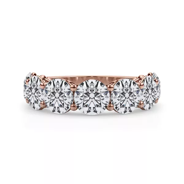Classic Seven-Stone Round Lab Diamond Band (5.00ct. tw.)