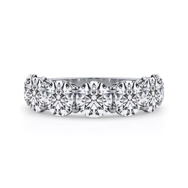 Classic Seven-Stone Round Lab Diamond Band (5.00ct. tw.)
