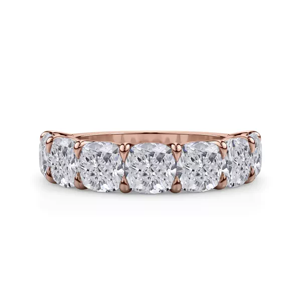 Cushion Cut Lab Diamond 7 Stone Ring (5.00 ct. tw.)