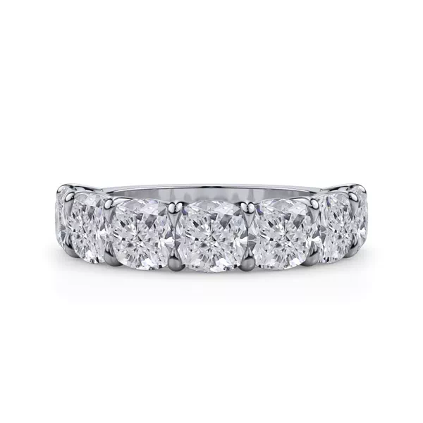 Cushion Cut Lab Diamond 7 Stone Ring (5.00 ct. tw.)
