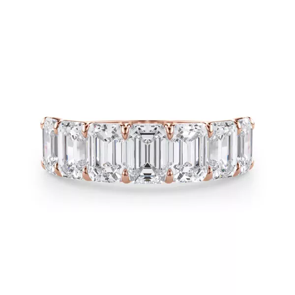 Emerald Cut Lab Diamond 7 Stone Ring (4.20 ct. tw.)