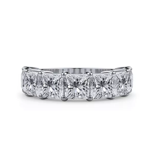 Princess Cut Lab Diamond 7 Stone Ring (5.00 ct. tw.)