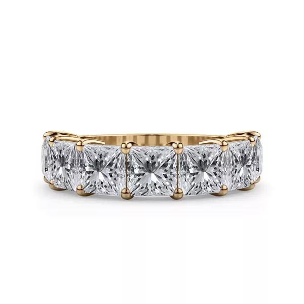 Princess Cut Lab Diamond 7 Stone Ring (5.00 ct. tw.)