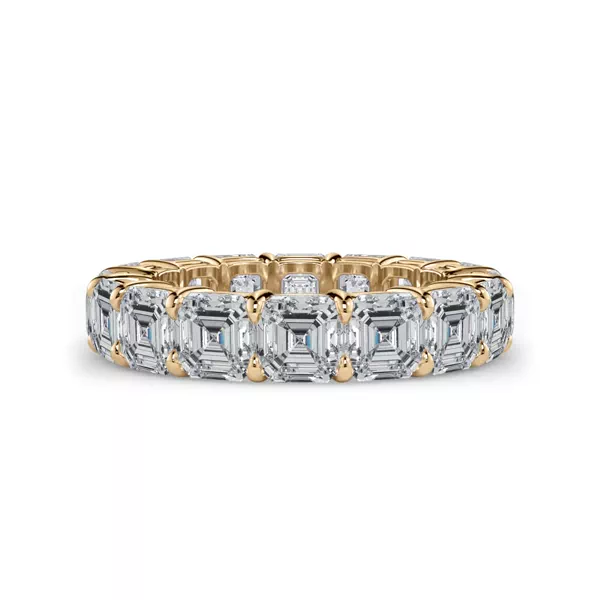Asscher Cut Lab Diamond Eternity Ring (7.0 ct. tw.)