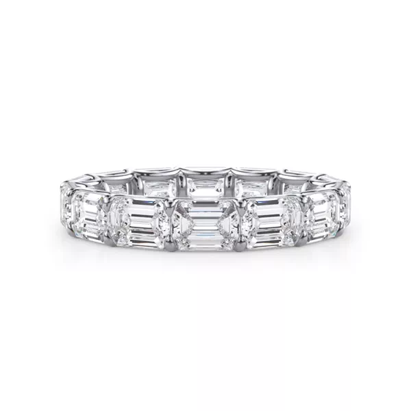 East-West Emerald-Cut Diamond U-Prong Eternity Ring (4.00ct. tw.)