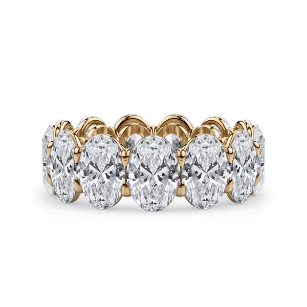 Oval Cut Diamond Eternity Ring (9.5 ct. tw.)