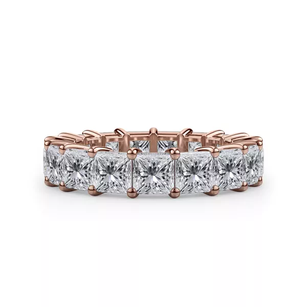Princess Cut Lab Diamond Eternity Ring (5.0 ct. tw.)