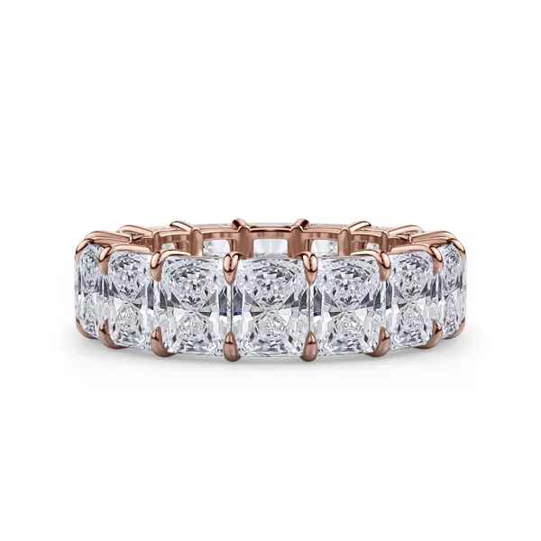 Radiant Cut Lab Diamond Eternity Ring (8.0 ct. tw.)