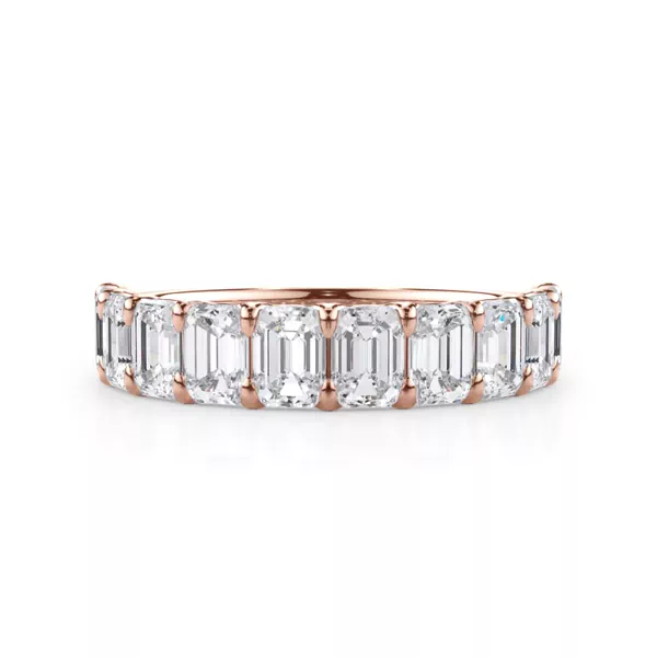 Emerald-Cut Diamond Scalloped Band (2.40 ct. tw.)