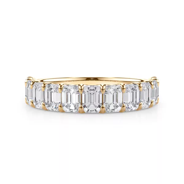 Emerald-Cut Diamond Scalloped Band (2.00 ct. tw.)