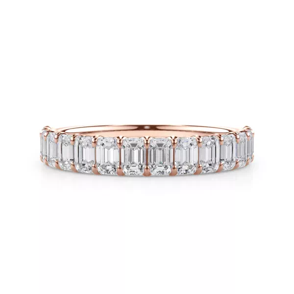 Emerald-Cut Lab Diamond Scalloped Band (1.40 ct. tw.)