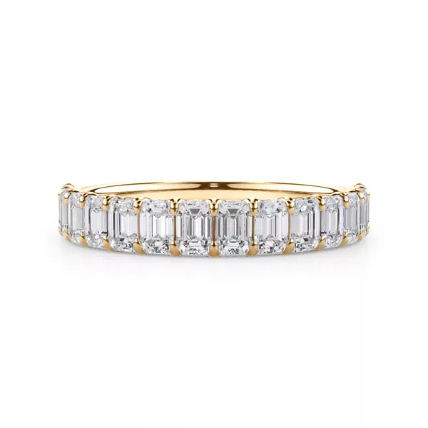 Emerald-Cut Lab Diamond Scalloped Band (1.40 ct. tw.)