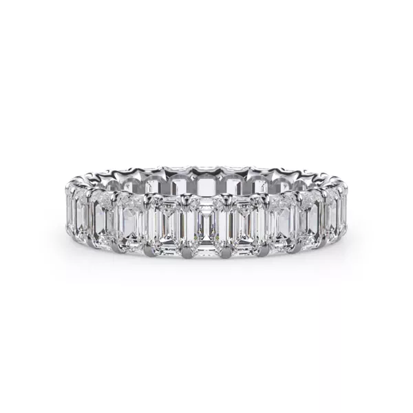 U-Prong Emerald-Cut Lab Diamond Eternity Band (3.00ct. tw.)