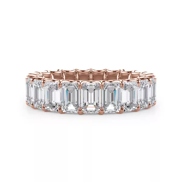 U-Prong Emerald-Cut Lab Diamond Eternity Band (4.00ct. tw.)