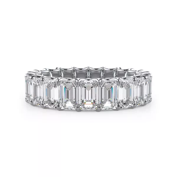 U-Prong Emerald-Cut Lab Diamond Eternity Band (4.00ct. tw.)