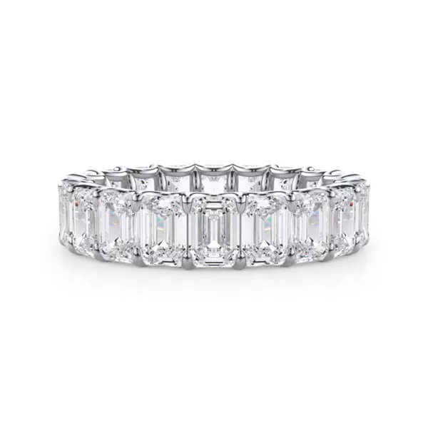 U-Prong Emerald-Cut Lab Diamond Eternity Band (5.00ct. tw.)