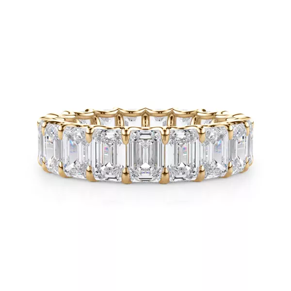 U-Prong Emerald-Cut Lab Diamond Eternity Band (6.00ct. tw.)