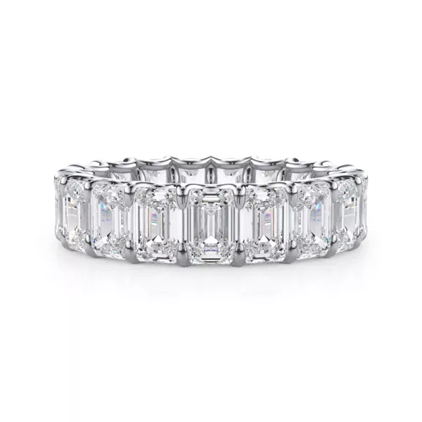 U-Prong Emerald-Cut Lab Diamond Eternity Band (6.00ct. tw.)