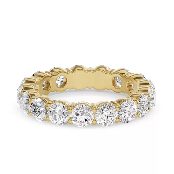 Sculpted Lab Diamond Eternity Ring (3.00ct. tw.)