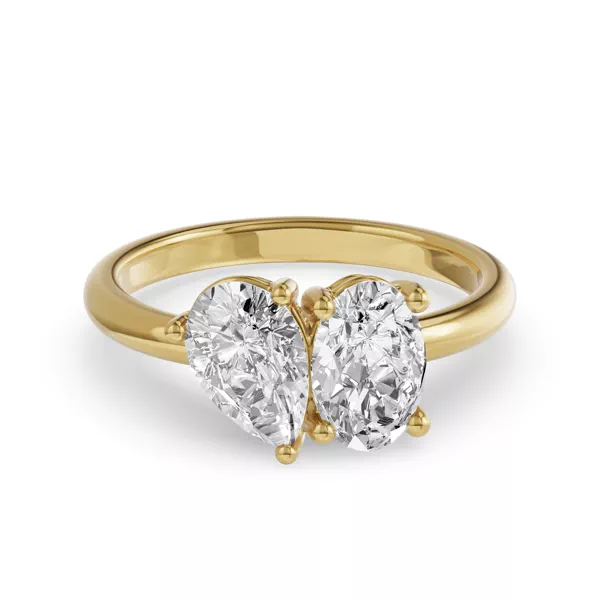 Toi Et Moi Oval & Pear Lab Diamond Ring (2.00 ct. tw.)