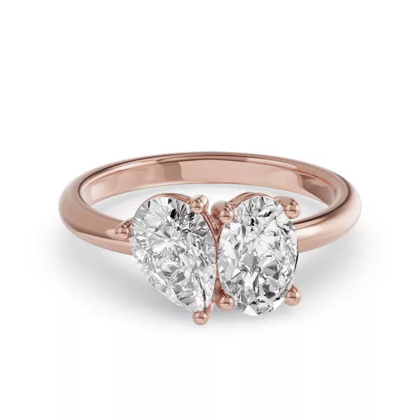 Toi Et Moi Oval & Pear Lab Diamond Ring (2.00 ct. tw.)