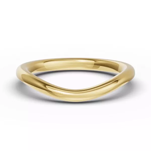 Classic Curved Wedding Band