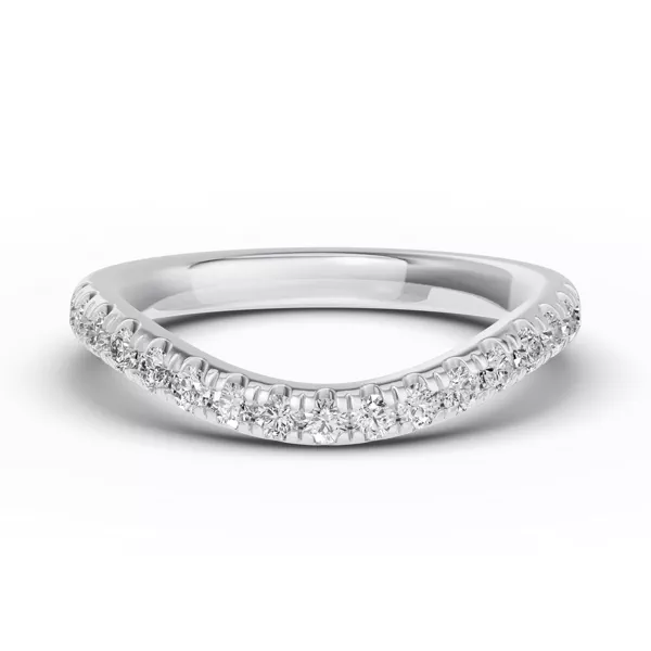Classic Contoured Pavé Band (0.44 ct. tw.)