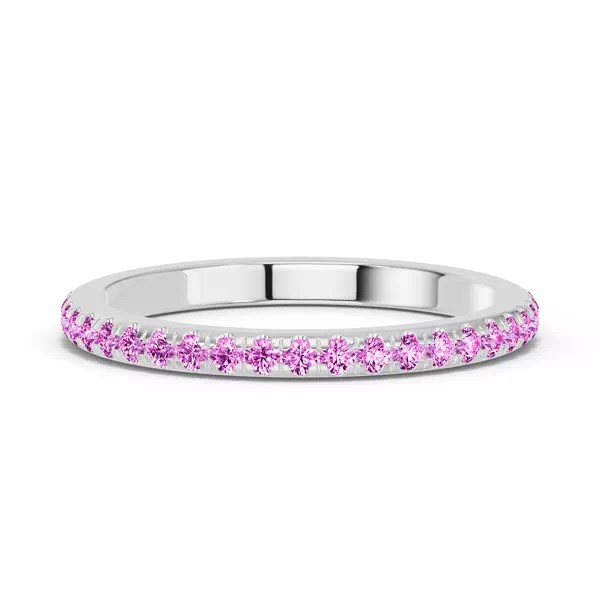 Chroma Pink Sapphire Band