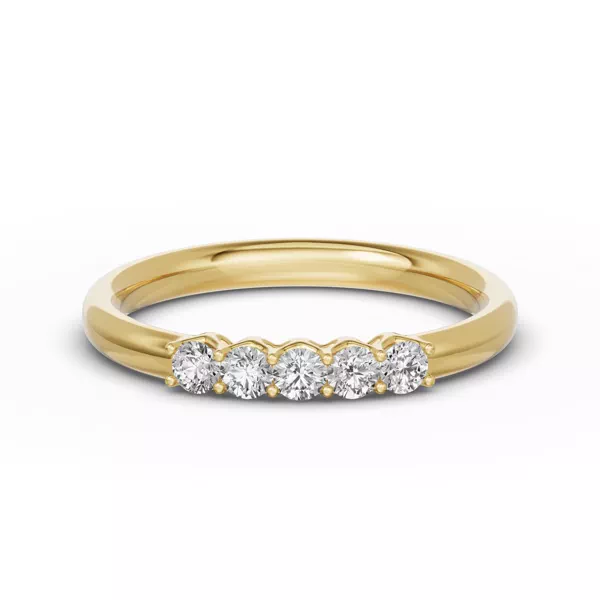 Unity Prong 5-Stone Lab Band (.25 ct. tw.)