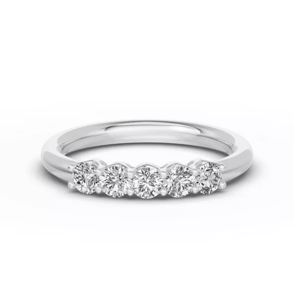 Unity Prong 5-Stone Lab Band (.50 ct. tw.)