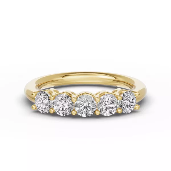 Unity Prong 5-Stone Lab Band (1.00 ct. tw.)