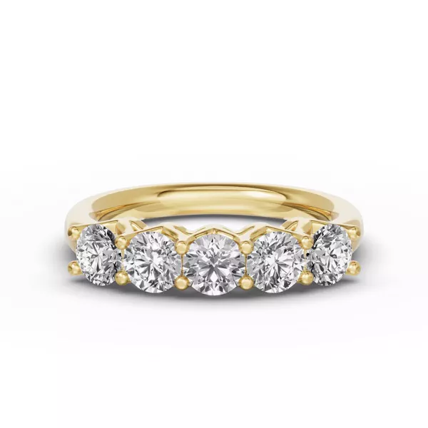Unity Prong 5-Stone Lab Band (1.50 ct. tw.)
